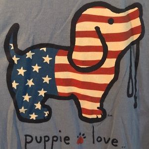 Puppie love short sleeve t-shirt